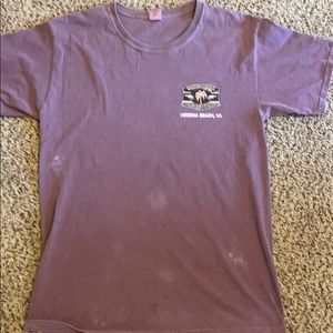 Va beach Burgundy T-shirt
